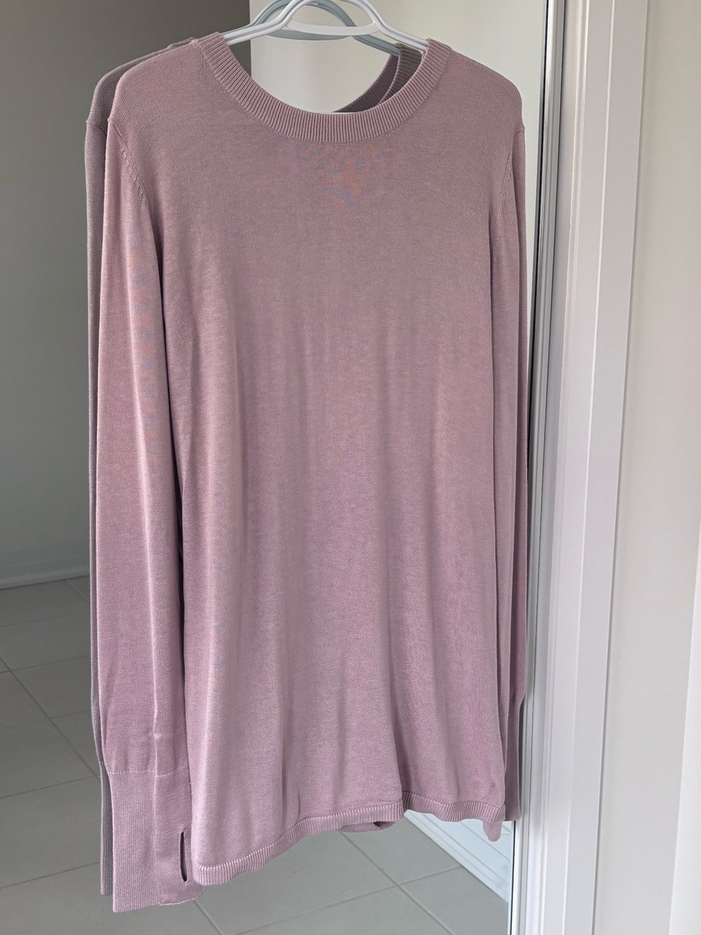 Lululemon Bring It Backbend Sweater in Porcelain Pink *Boolux